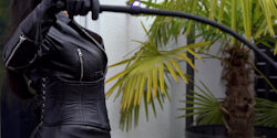 Mistress Bella Lugosi in Fifty Bullwhip Strokes on Sado Ladies presented by Femdom Magazine